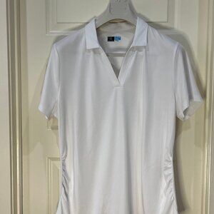 PGA Tour Airflux Short Sleeve T-shirt/Golf Shirt - XXL - White